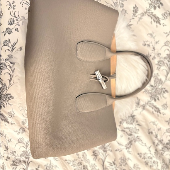 Longchamp large leather tote bag - Picture 3 of 11